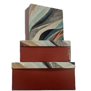 Caixa Quadrada Semi Rígida Neutro (5 UNI)